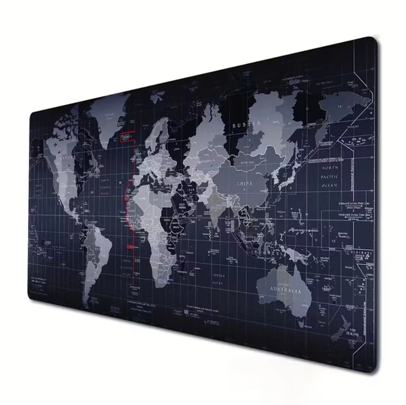 SGE TEKNOLOJİ 90X40 CM Dünya Dikişli Kaydırmaz Taban Speed Ver. Mouse Pad Oyuncu Gaming ürün görseli 1