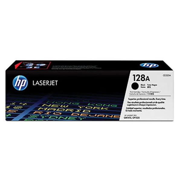 HP 128A Black Siyah 2.000 Sayfa Toner CE320A ürün görseli 1