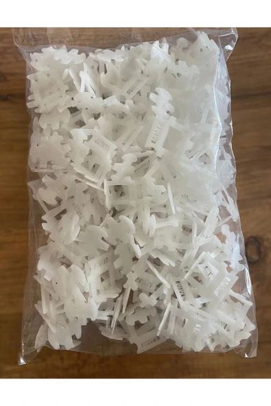 Seviye tespit klipsi(2mm 400 adet) ve Takozu(200 adet) takım ürün görseli 1
