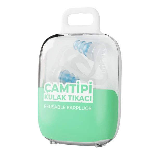 Otiflex Çam Tipi Large Kulak Tıkacı 2li 1 adet Mini Taşıma Kutusu Hediye ürün görseli 1