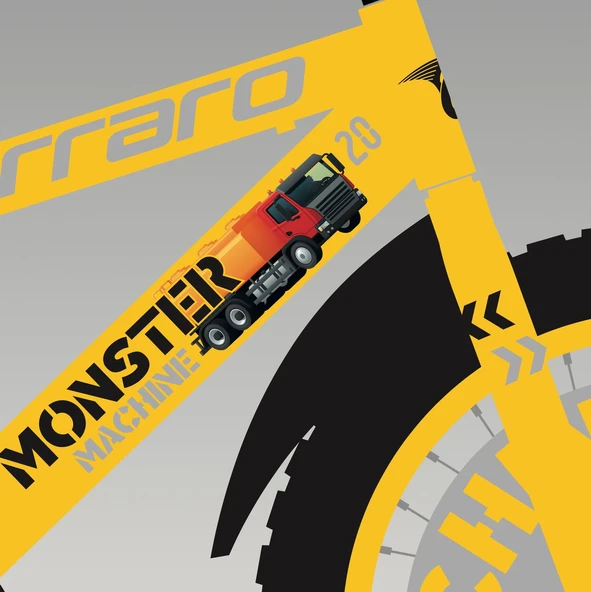 Carraro Monster 16 V.Fren Çocuk Bisikleti(Alüminyum Gövde) ürün görseli 1