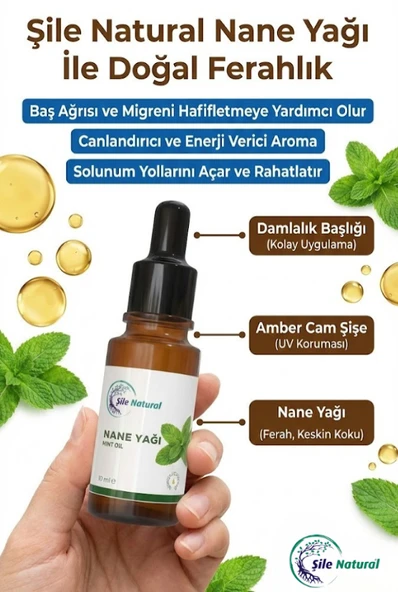 Nane Yağı - Konsantrasyon & Odaklanma Destekli Saf Uçucu Yağ - Mentol Etkili 10 ml ürün görseli 1