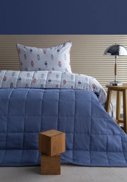 Tek Kişilik Yatak Örtülü Set Teddy ürün görseli 1