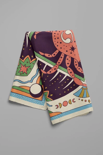 Modabutik Yengeç Burcu Bandana - Resim 5