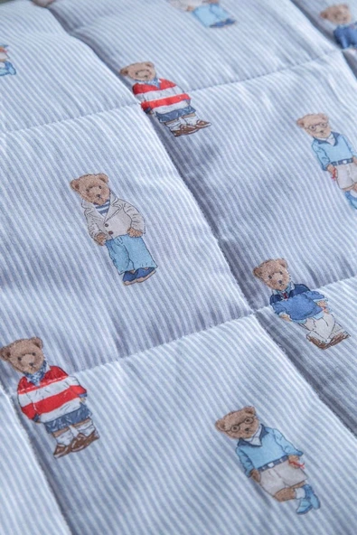 Tek Kişilik Yatak Örtülü Set Teddy - Resim 3