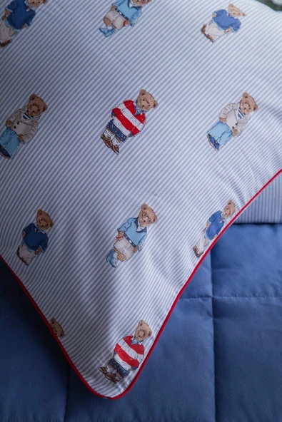 Tek Kişilik Yatak Örtülü Set Teddy - Resim 2