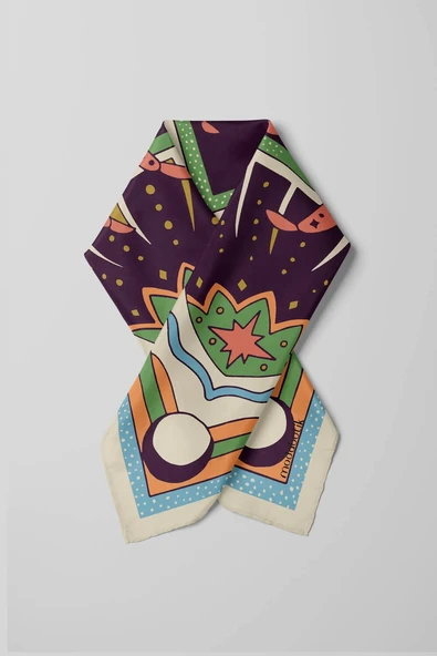 Modabutik Yengeç Burcu Bandana - Resim 6
