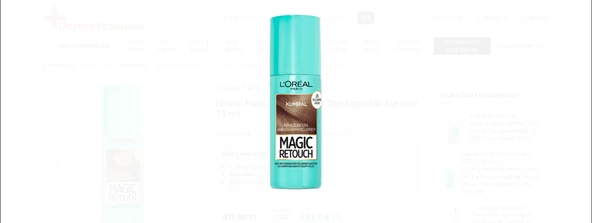 LOREAL KUMRAL MAGİC RETOUCH BEYAZLAR İÇİN ANINDA KAPATICI SPREY 75ML ürün görseli 1