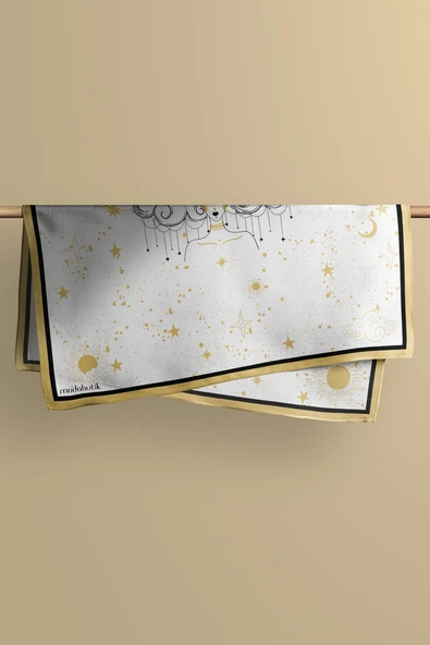 Modabutik Gold Star Bandana - Resim 5