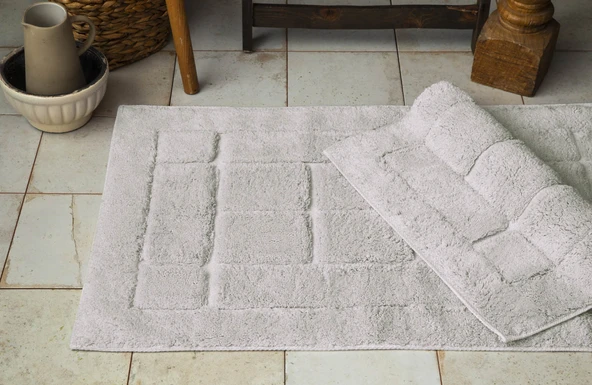 Bricks Ekru Banyo Paspası 60x100 CM / 50X60 CM ürün görseli 1