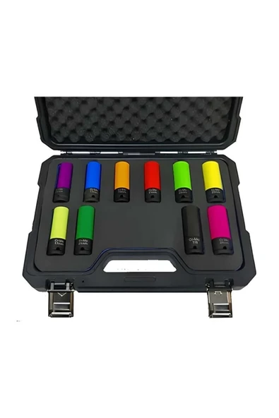 Nt Tools Özel Kaplamalı Bijon Lokma Seti 10 Parça 1/2" Ntzset10 ürün görseli 1