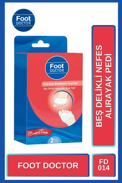 Foot Doctor Beş Delikli Nefes Alır Ayak Pedi 2 Adet ürün görseli 1