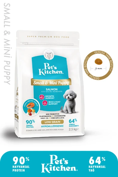 Pet's Kitchen Yavru Köpek Maması Somonlu 2,5 Kg ürün görseli 1