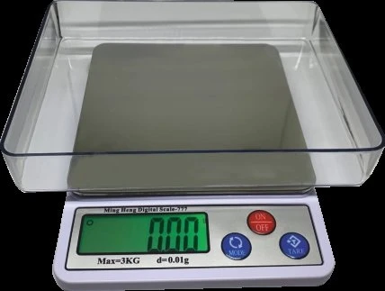 Diamond Dijital Göstergeli Profesyonel Hassas Terazi Mh-777 (3 Kg-0.01) ürün görseli 1