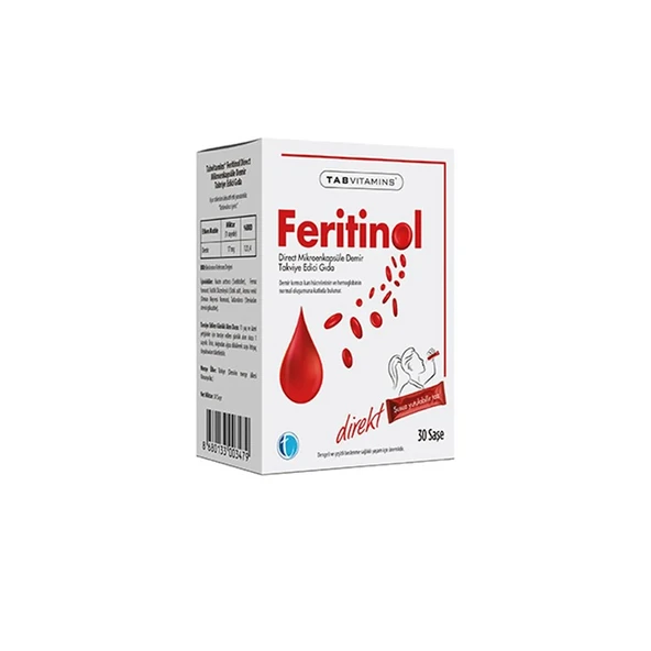 Tabvitamins Feritinol 30 Saşe ürün görseli 1