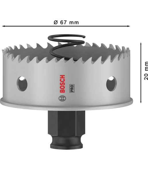 Bosch Pc-Plus Ssm Delik Açma Testeresi 67 mm - Resim 3