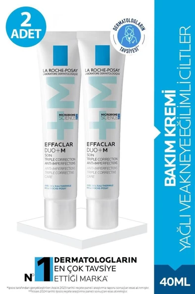 La Roche Posay Effaclar Duo(+) M Krem 40 Ml- 2 ADET ürün görseli 1