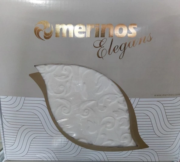 MERİNOS Elegans Çift Kişilik Battaniye DUMAN - Resim 4