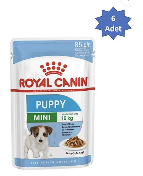 Royal Canin Mini Puppy 85 gr 6'lı Küçük Irk Yavru Köpek Yaş Maması ürün görseli 1