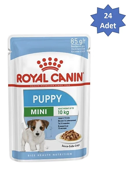 Royal Canin Mini Puppy 85 gr 24'lü Küçük Irk Yavru Köpek Yaş Maması ürün görseli 1