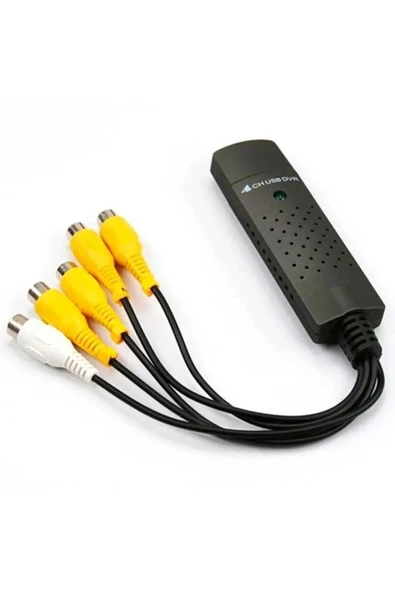 Alfais Siyah Ses Dönüştürücü ve Kamera Kayıt Kablosu 4576 4 Ch Usb Dvr 4 ürün görseli 1
