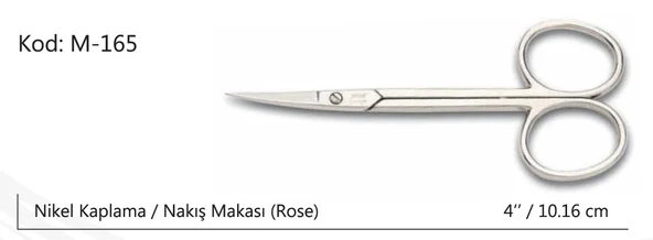 Europe Nakış Makası Süper Kalite No:4 10,16 Cm ürün görseli 1