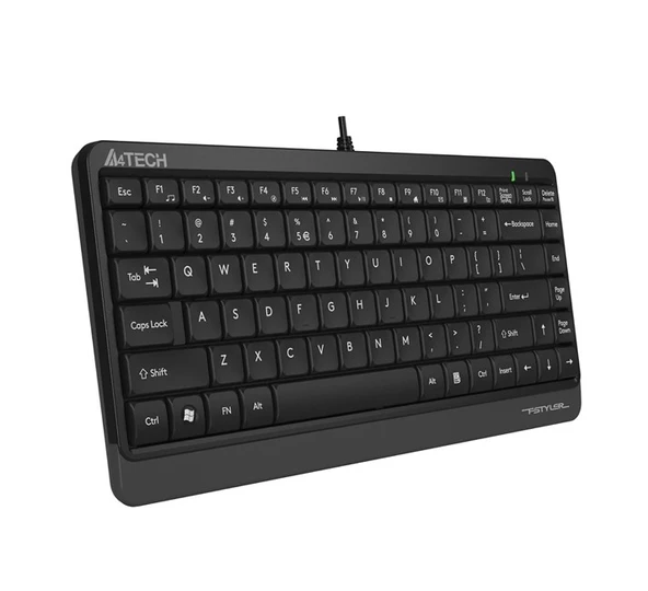 A4-Tech Mini Kablolu Klavye Gri (FK11) - Resim 2