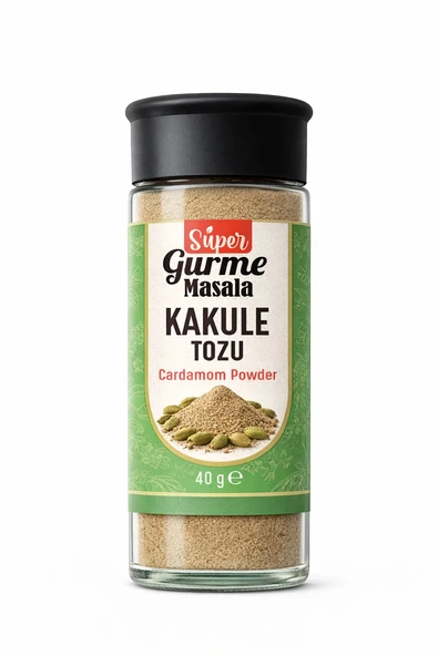 Kakule Toz 40 Gr Cam Kavanoz – Öğütülmüş Kakule ürün görseli 1
