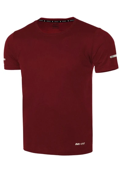 Erkek Nem Emici Hızlı Kuruma Atletik Teknik Performans Spor T-shirt DRIFIT-KISAKOL ürün görseli 1