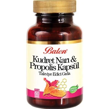 BALEN KUDRET NARI & PROPOLİS KAPSÜL 375 MG *60 ürün görseli 1