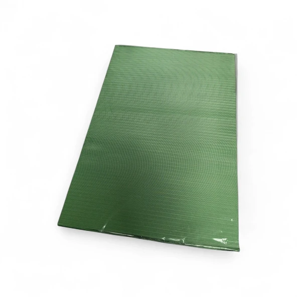 Oluklu Çikolata Ambalaj Folyosu 50x35 Cm Yeşil | 1 Paket - 1 Kg ürün görseli 1
