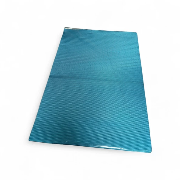 Oluklu Çikolata Ambalaj Folyosu 50x35 Cm Mavi | 1 Paket - 1 Kg ürün görseli 1