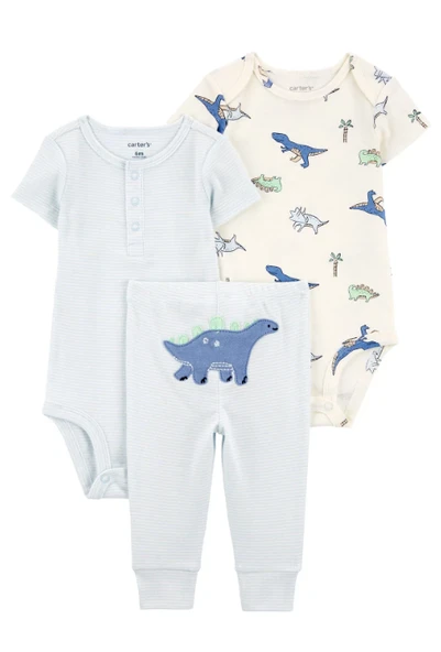 Layette Erkek Bebek Body Pantolon Set 3'lü Paket 1R035110 ürün görseli 1