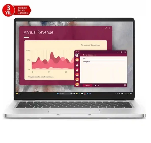Dell Pro 14 Ultra7 255U-14''-32GB-512SSD-Dos ürün görseli 1