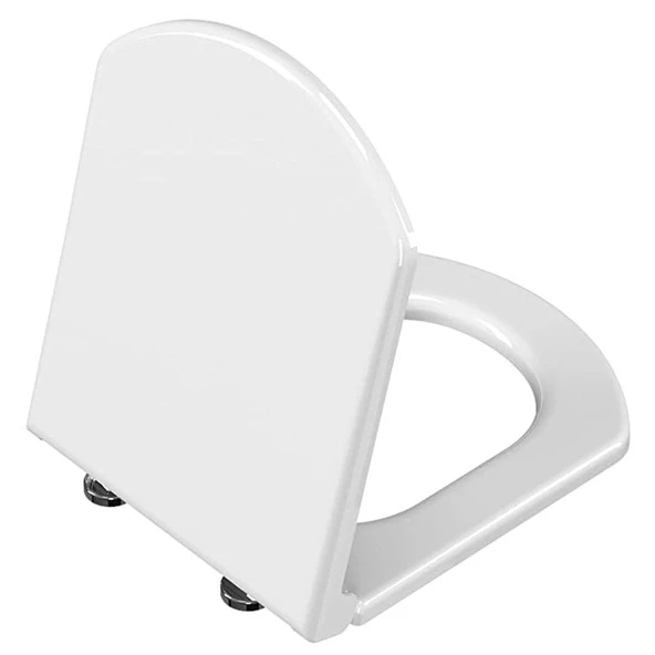 VitrA Valarte Duroplast Yavaş Kapanır Klozet Kapağı Beyaz 124-003R009 ürün görseli 1
