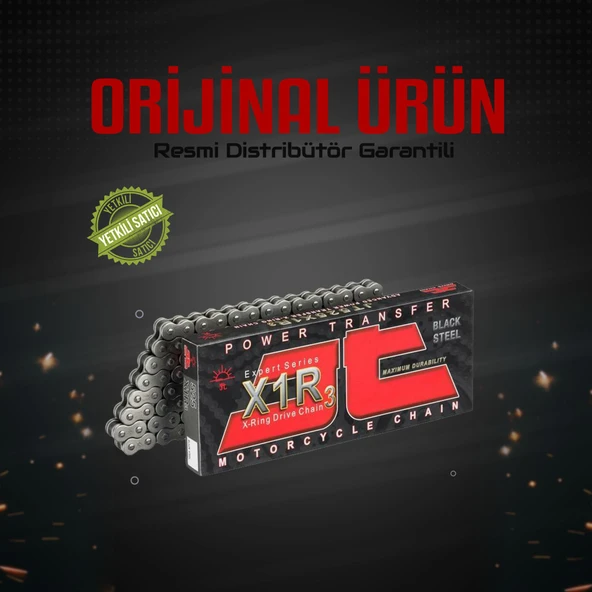 JT Honda Crf 250l (2013-2020) 520-106 X-Ring Zincir (Çelik Renk) ürün görseli 1