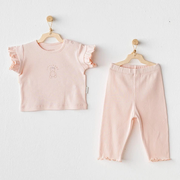 Kız Bebek Takım 2 Parça Set Basic AC25898 - Resim 7