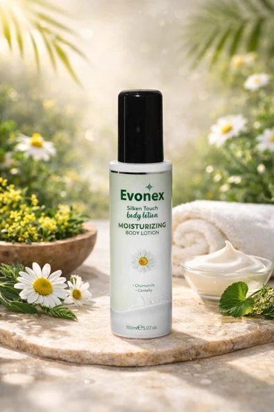 Evonex Silken Touch Body Lotion Nemlendirici Vücut Kremi ürün görseli 1