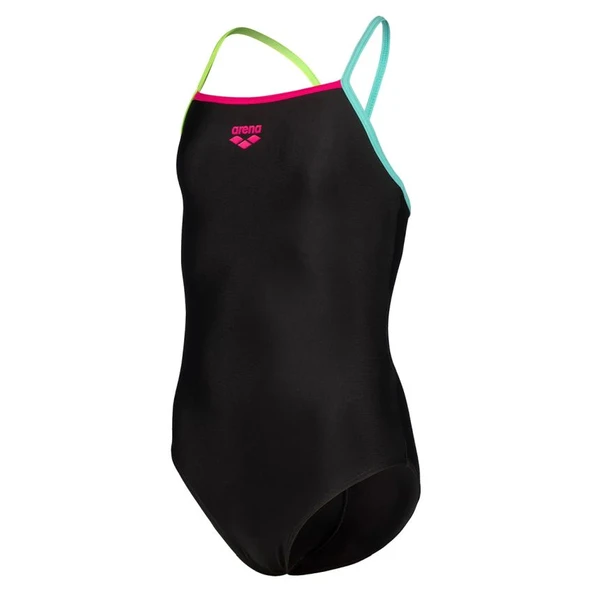 Arena Swimsuit Light Drop Solid Çocuk Siyah Yüzücü Mayosu 005919569 ürün görseli 1