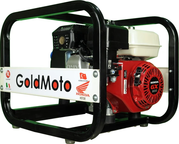 GoldMoto GM4BJH 4kVA Monofaze Benzinli Jeneratör ürün görseli 1
