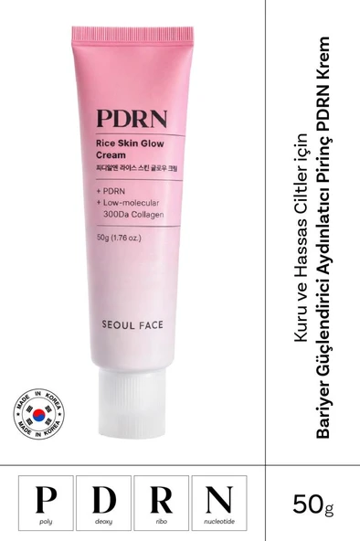 Dermal Kuru ve Hassas Ciltler için Bariyer Güçlendirici Aydınlatıcı PDRN Krem 50 gr ürün görseli 1