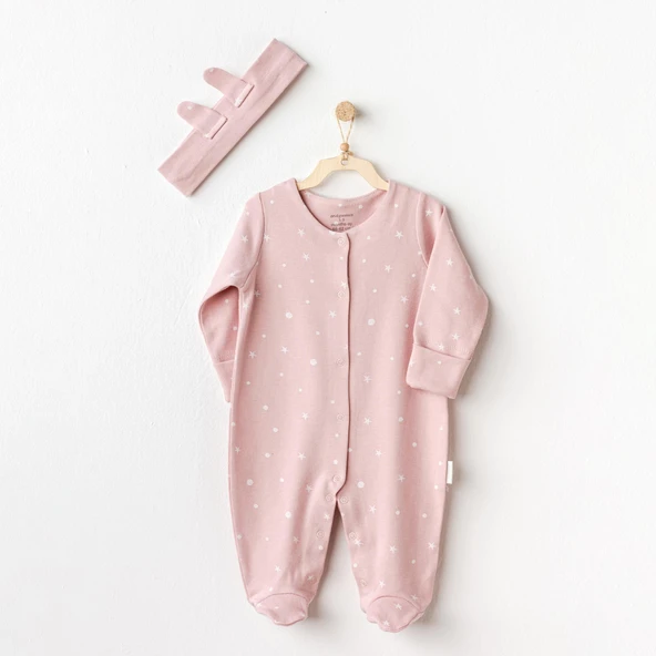 Kız Bebek Tulum Takım Romper Band Set Puppy Gazelle AC25044 ürün görseli 1