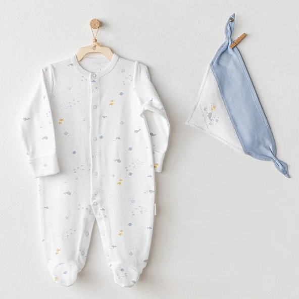 Erkek Bebek Tulum Takim Romper Bibs Set AC25607 ürün görseli 1