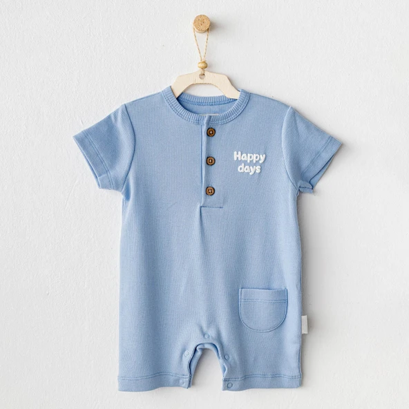 Erkek Bebek Tulum Romper Basic AC25893 - Resim 8