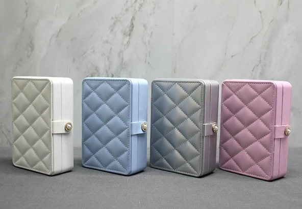 16x11 cm Deri Kaplamalı Makyaj Ve Takı Kutusu ürün görseli 1