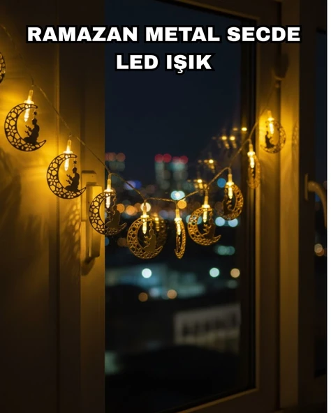 Dekoratif Ramazan Ay Işığı Secde Eden Adam Figürlü ürün görseli 1