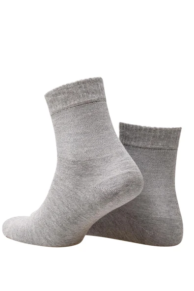 Thermoform HZTS82  Relax 2'li Kısa Bambu Gri Çorap - Resim 4