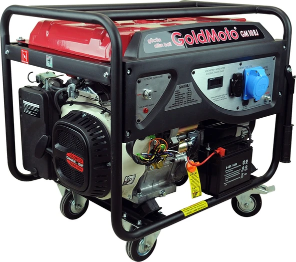 Goldmoto GM10BJ Benzinli Marşlı 10 Kva Monofaze Jeneratör ürün görseli 1