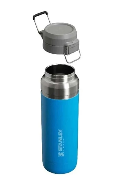 Stanley The Quick Flip Paslanmaz Çelik Mavi Termos 0.70 LT - Resim 2