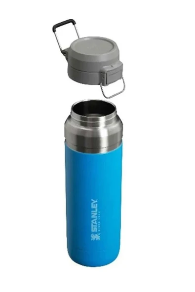 Stanley The Quick Flip Paslanmaz Çelik Mavi Termos 1.06 LT - Resim 2